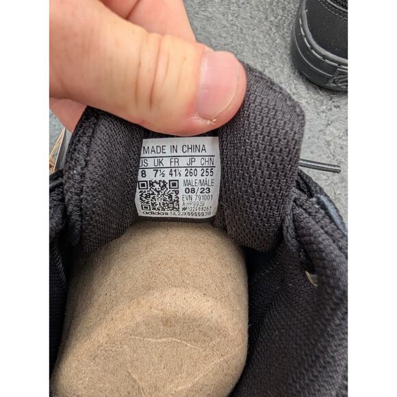 Adidas Mens Five Ten Freerider Flat Pedal Shoe Sz 8 Core Black Gray BMX Cycling - Picture 5 of 8